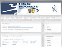 Tablet Screenshot of hsg-hardt.de
